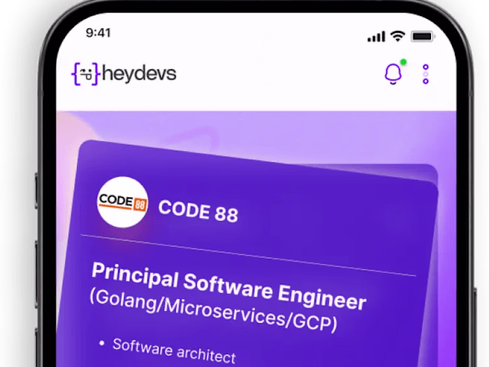 Heydevs - A Tinder job platform for developer
