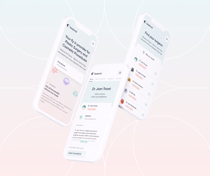 Branding, web and product design for BookMB