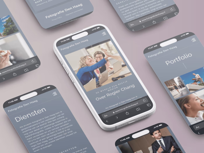 New Web Design Project for a photography business