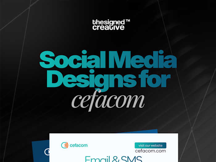 Marketing materials for Cefacom's bulk messaging platform. F...