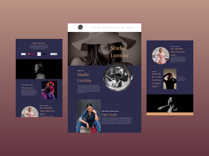 Wix Responsive Fashion Website Design