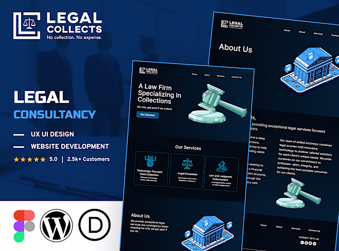 UI/UX Design for Legal Consultancies