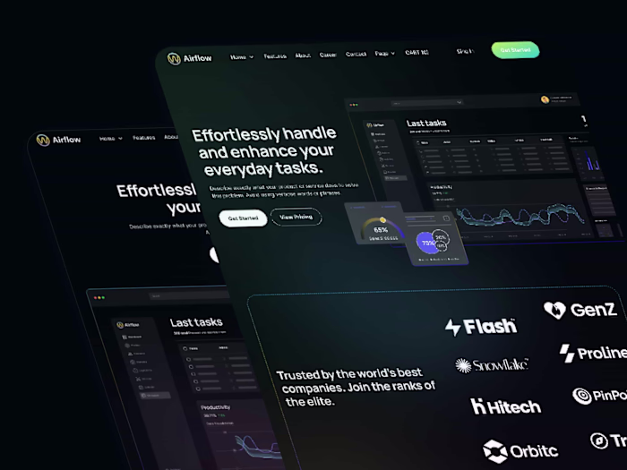 AirFlow - SaaS Website Template