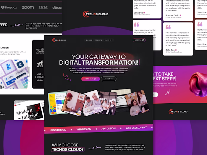 TechOS Cloud Agency Website