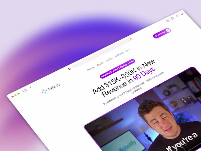 Flobotify | Detailed Framer Landing Page