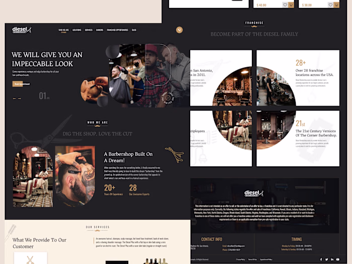 Website design & Landing page design