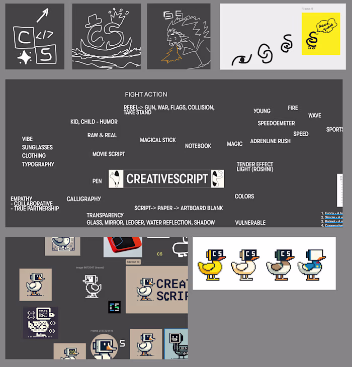 We didn’t “design” a duck mascot.
We were