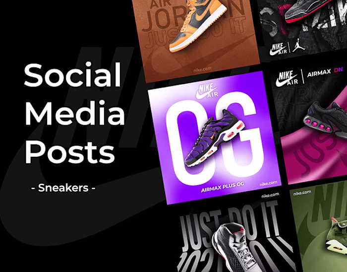 Social Media Posts for Nike Sneakers :: Behance