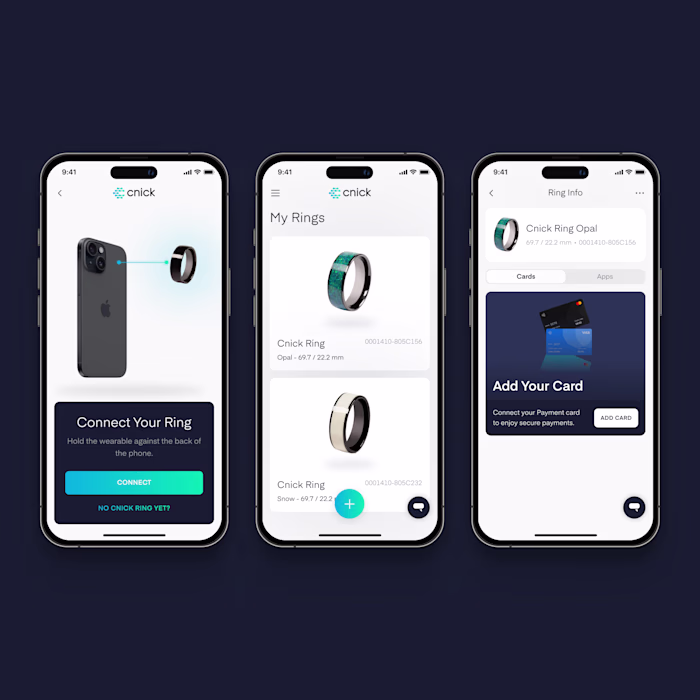 CNICK Contactless Payment Ring Development