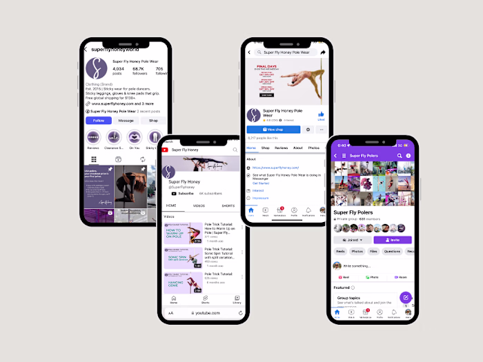 Social Media Growth for Polewear Brand