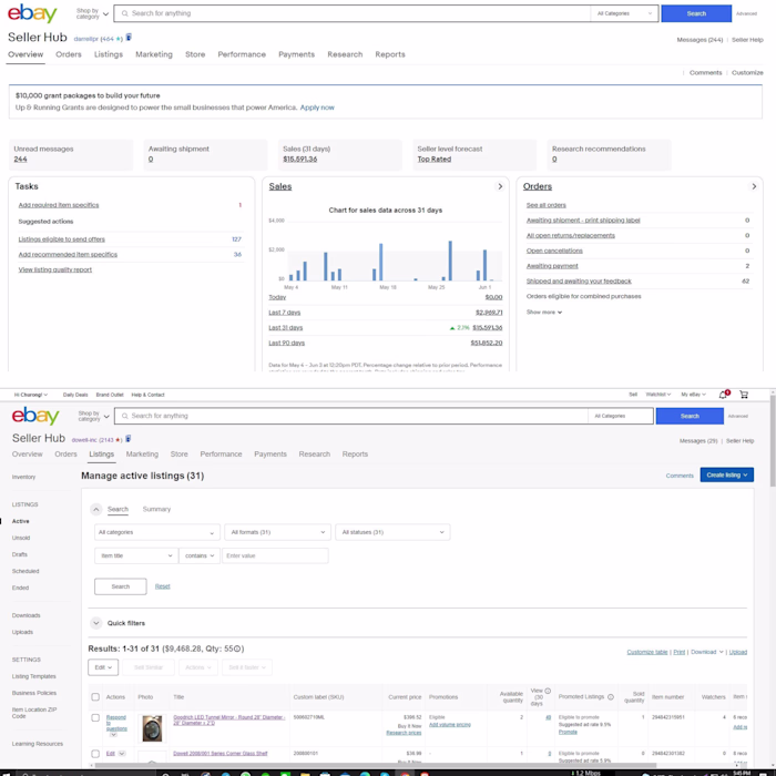 eBay Store Management (A to
