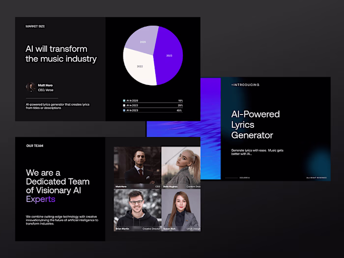 Innovative Startup Pitch Deck