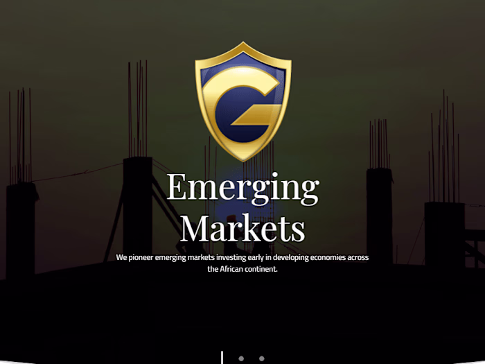 Gullít - A landing page for VC company portfolio