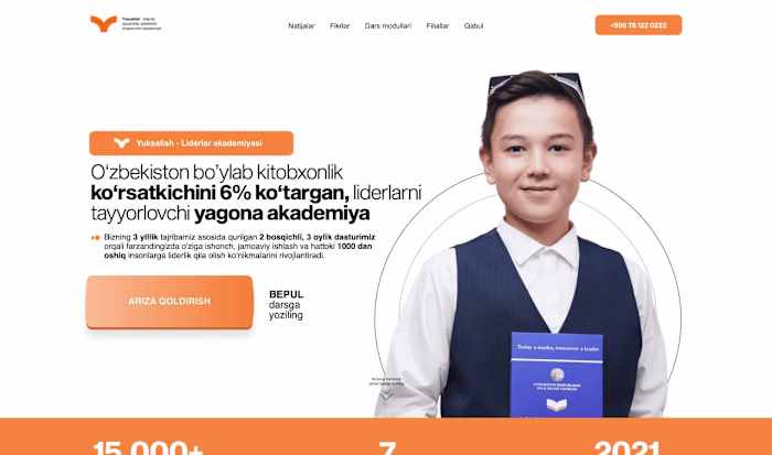 Muhammad Ali Eshankulov's "Rise - Academy of Leaders"