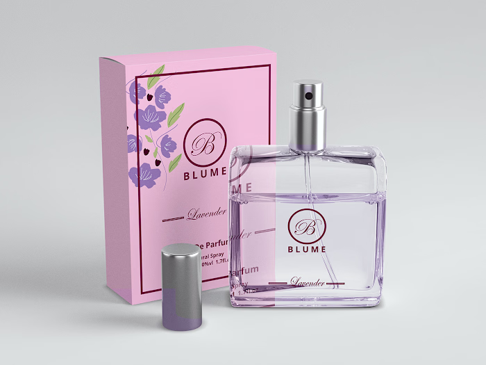 Brand identity and packaging design - Blume perfume