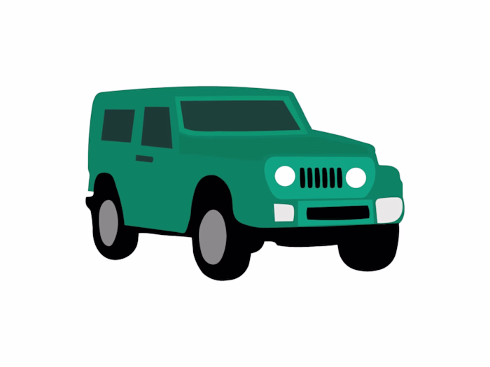 Modern Jeep Car Logo Template #312429 - TemplateMonster
