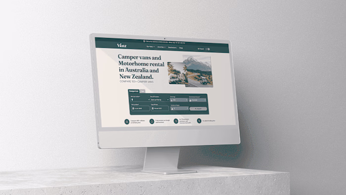 Bespoke website design and build for a travel agency