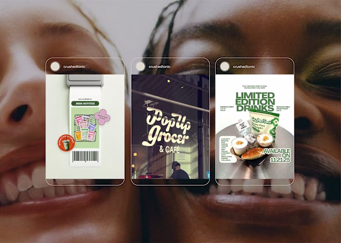 Crushed Tonic — Cross-Platform Brand & Marketing Design