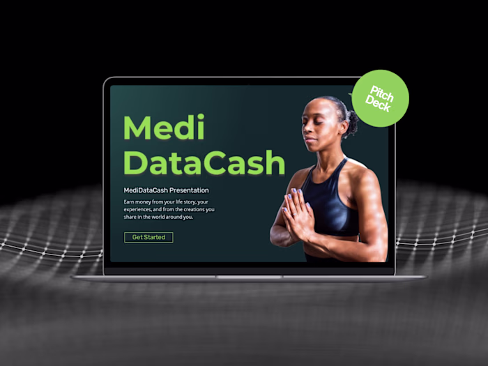 MediData Cash Pitch Deck Design