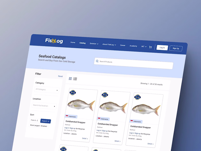 E-commerce B2B Catalog