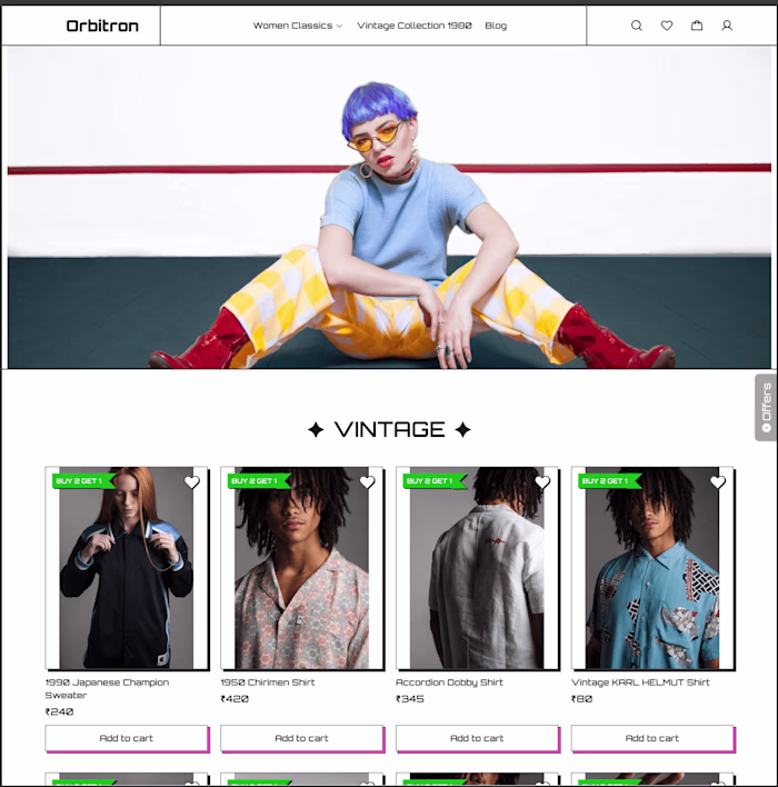 E-commerce Fashion Theme