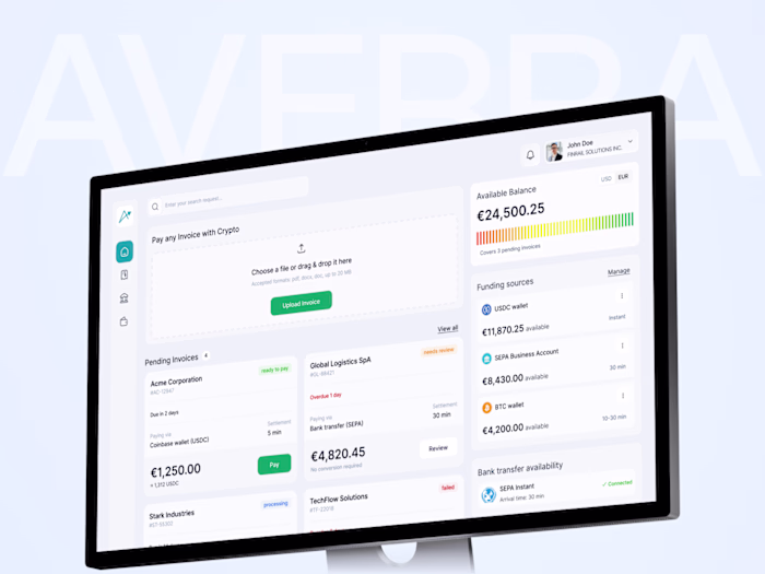Averra | B2B Invoice Automation Platform