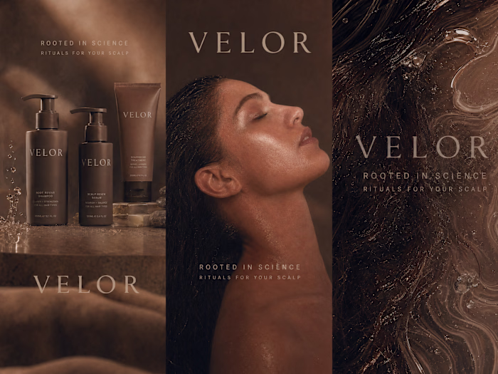 VELOR — Luxury Haircare Brand Identity