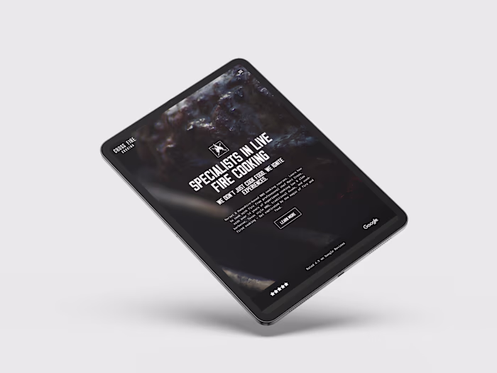 Brand Website: Cross Fire Cooking