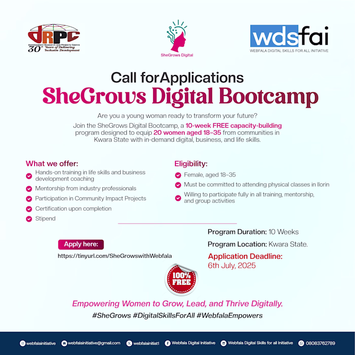 SheGrows Bootcamp Branding and Visual Design