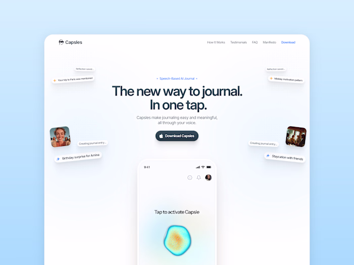 Capsles: Framer Design & Development