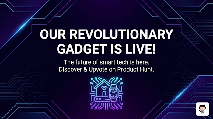 Launch Day Banner Design for Revolutionary Gadget