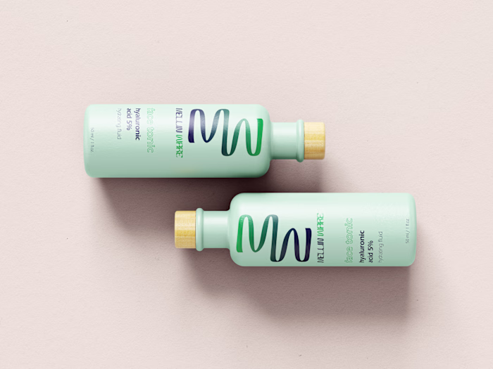 MELLIN WARE bottle design