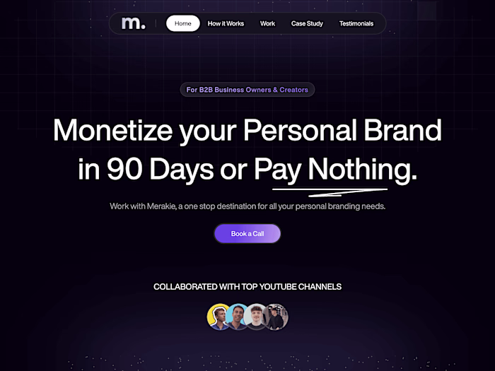 Merakie Media: Website Design & Development in Framer