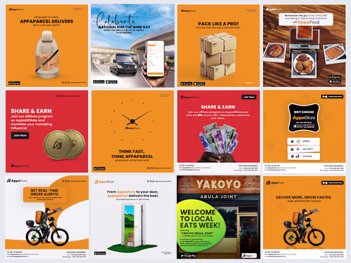 Appastore Social Media Design