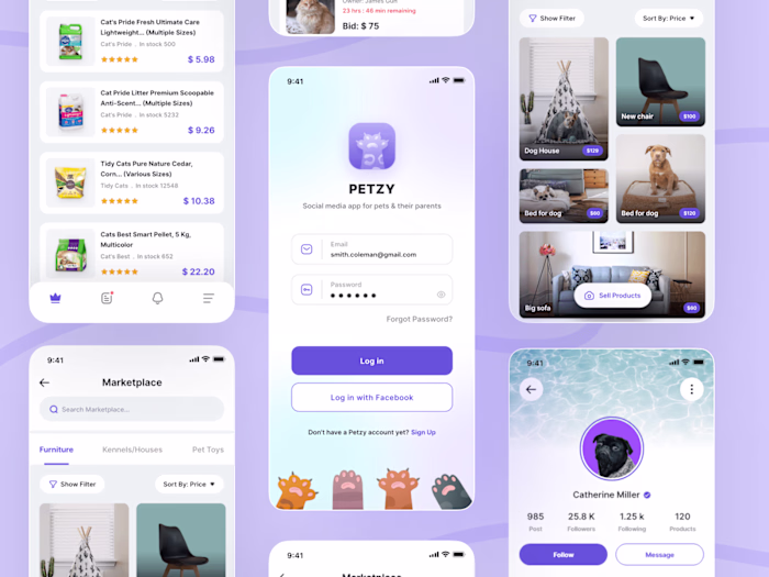 Petzy - Pet Shop & Pet Care App