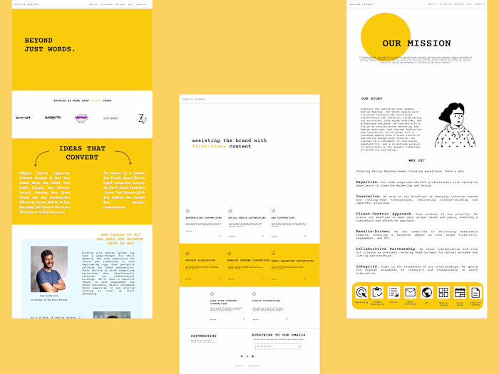 GENIUS XPRESS Web design