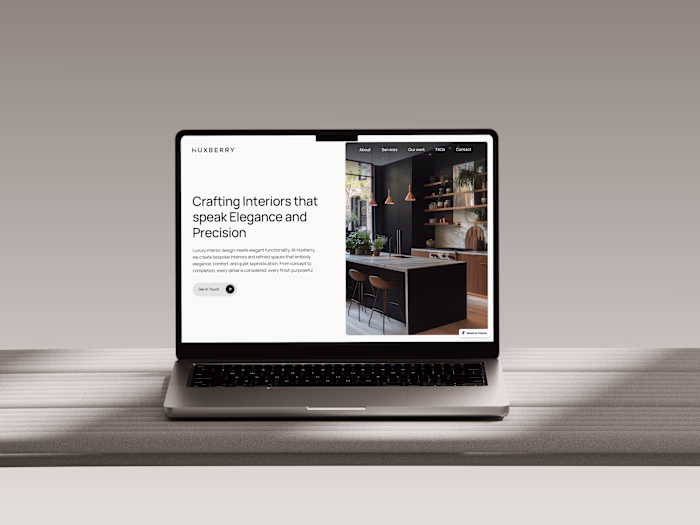 Huxberry | Landing Page Design & Development