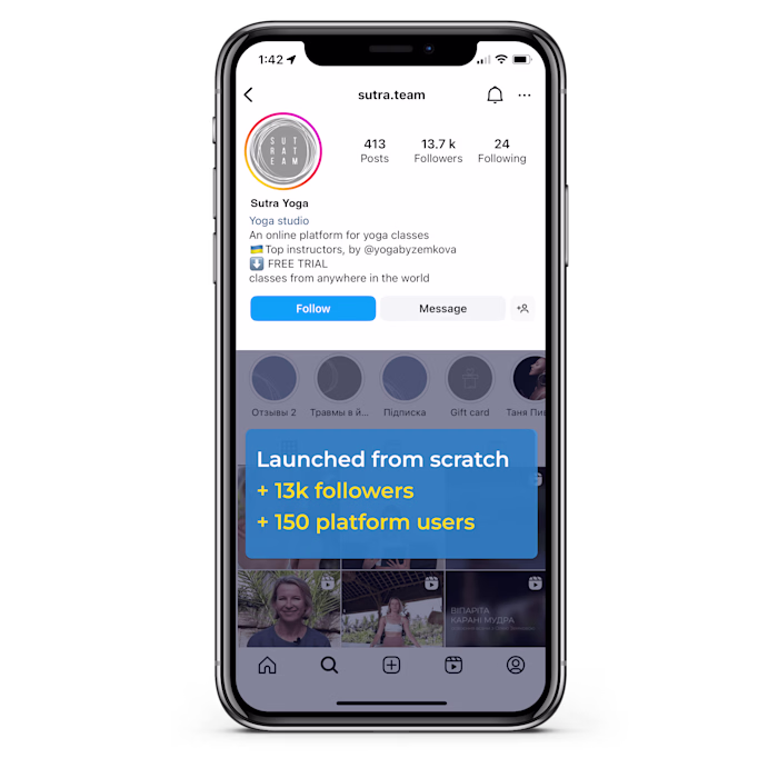 Attracting subscribers & yoga platform users