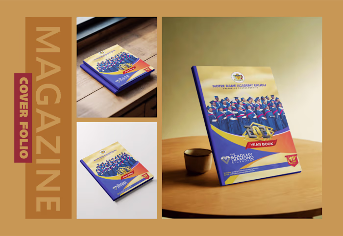 Cover design for yearbook/magazine