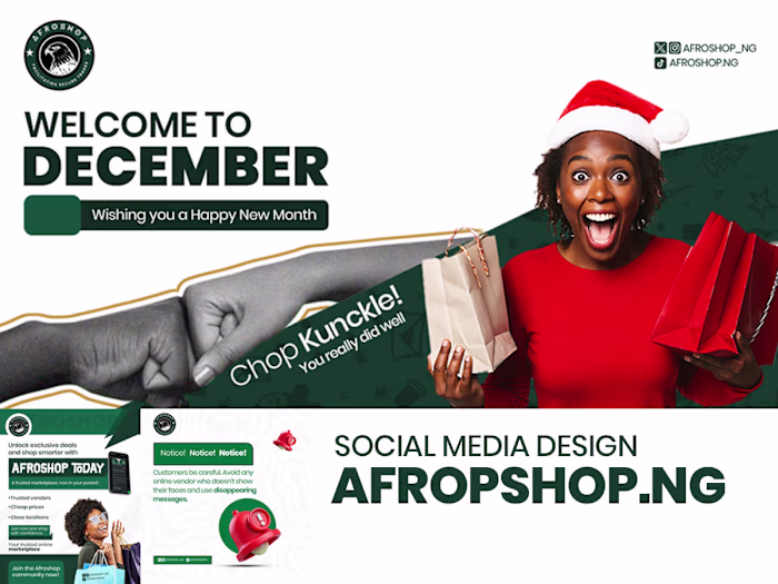 First Frame - New Month Design Second Frame - Social Media D...
