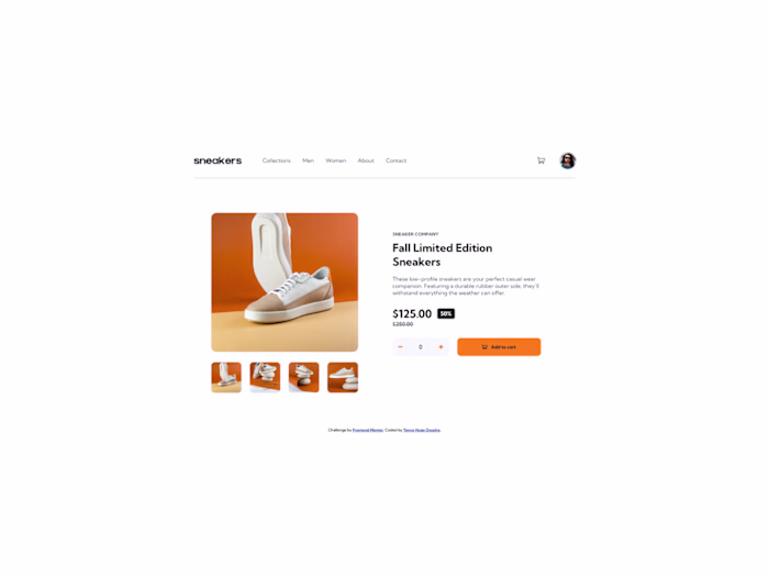 E-commerce Product Page