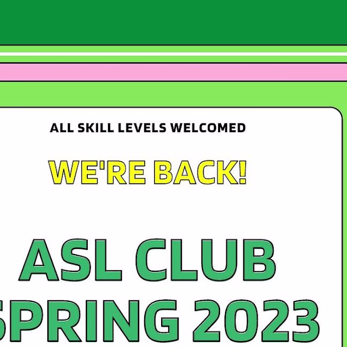 UNT ASL Club Instagram Post 