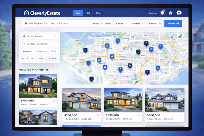 CleverlyEstate – Real Estate Listing & Management Platform