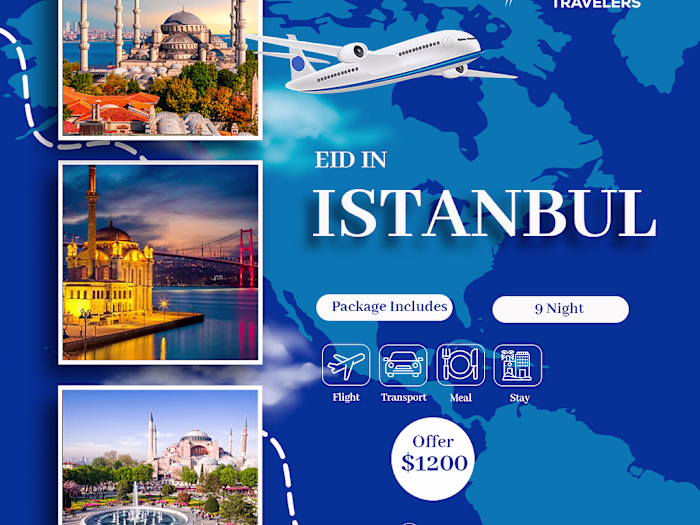 Social Media Instagram Post Design for Travel Agency