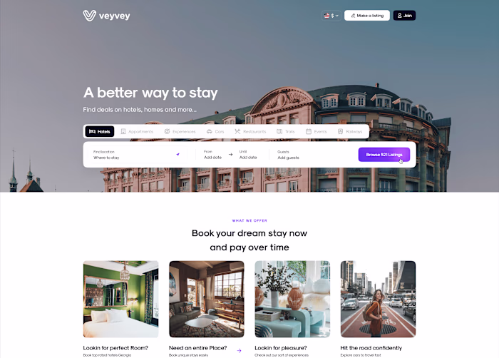 Product/LP Design: Veyvey