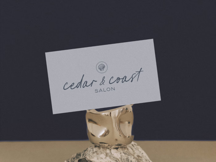 Cedar & Coast Salon Brand Design