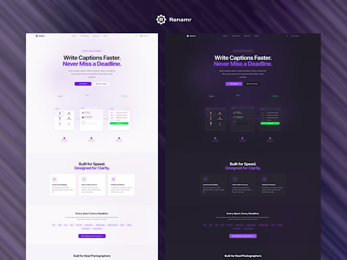 Automated Captioning Tool for Sports Photographers