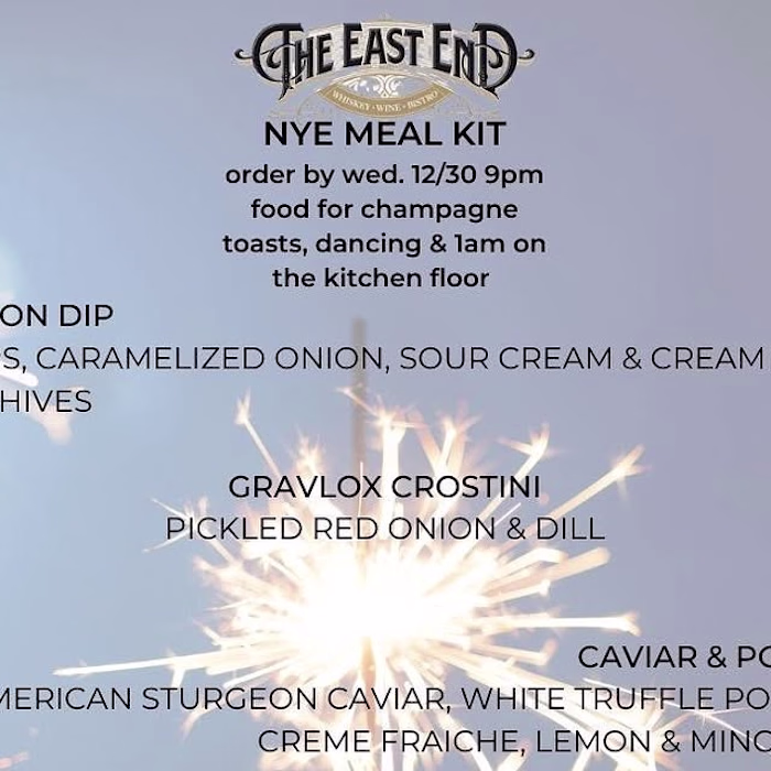 NYE Champagne Cocktail Kit Promotion