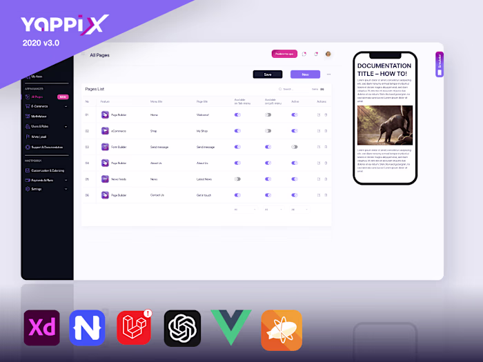 YAPPIX CMS 2013-2022