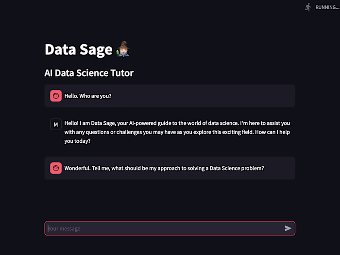 Data Sage Chatbot- AI Data Science Tutor
